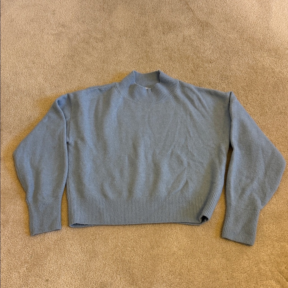 & Other Stories Light Blue Knit wool Sweater size M